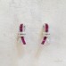 Ruby Bowtie Earrings